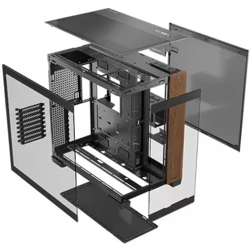 PC-Gehäuse Antec C8 Wood Full Tower Schwarz