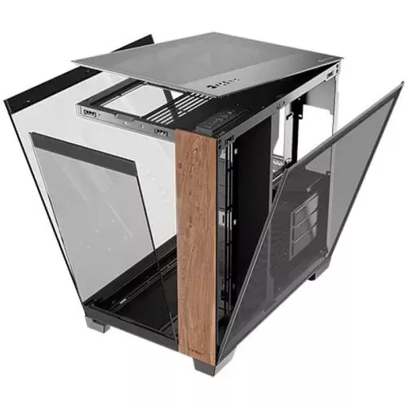 PC-Gehäuse Antec C8 Wood Full Tower Schwarz