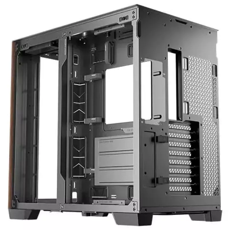 PC-Gehäuse Antec C8 Wood Full Tower Schwarz