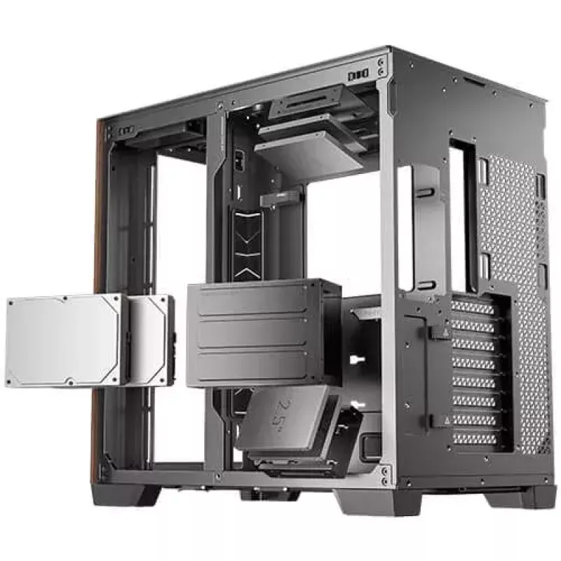 PC-Gehäuse Antec C8 Wood Full Tower Schwarz