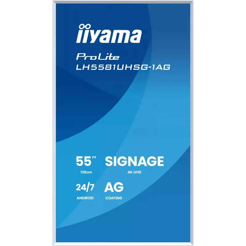 Monitor iiyama LH5581UHSG-1AG 54.6 Zoll Interaktives Flachdisplay 4K Ultra HD 3840 x 2160