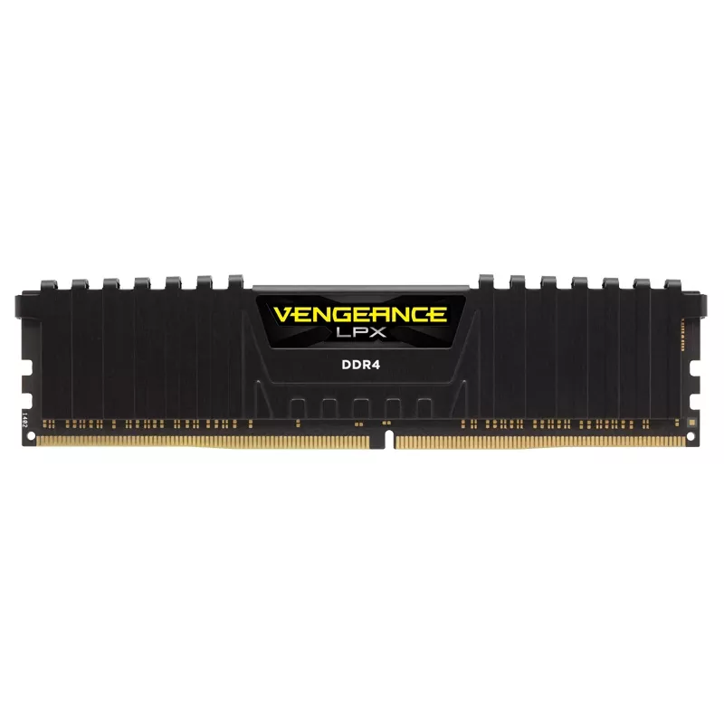 CORSAIR Arbeitsspeicher 32GB DDR4 3200MHz Kit 4 DIMM C16 Vengeance LPX Schwarz