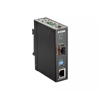 D-Link 100/1000 Mbit/s zu SFP Industrieller Medienkonverter mit Betriebsbereich -40 bis 70 °C
