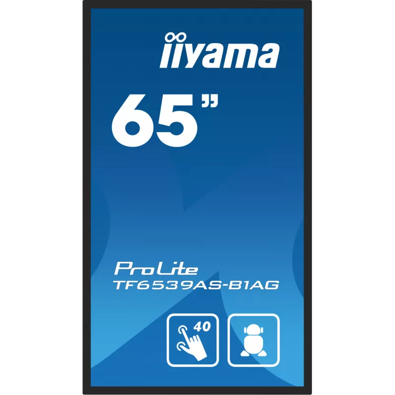 Digital-Signage-Flachbildschirm iiyama TF6539AS-B1AG 64,5 Zoll Touchscreen LED 3840 x 2160
