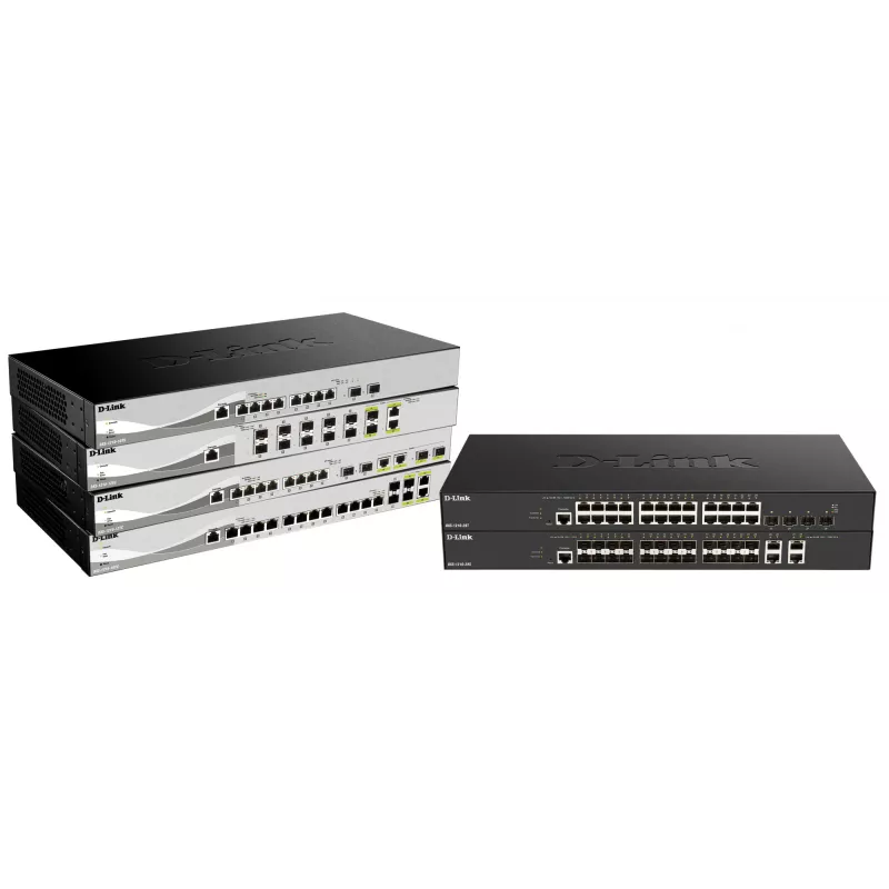 D-Link DXS-1210-16TC/E Netzwerk-Switch Managed L2 10G Ethernet (100/1000/10000) Grau