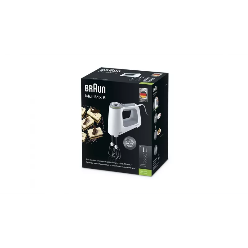 Braun HM5100 Multimix 5 Handmixer 750 W Grau, Weiß