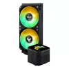 All-in-One-Flüssigkeitskühler ASUS TUF GAMING LC III 240 ARGB — 240-mm-Radiator, 2 x 120-mm-ARGB-Lüfter, Sockel AM5-Unterstützung, Schwarz