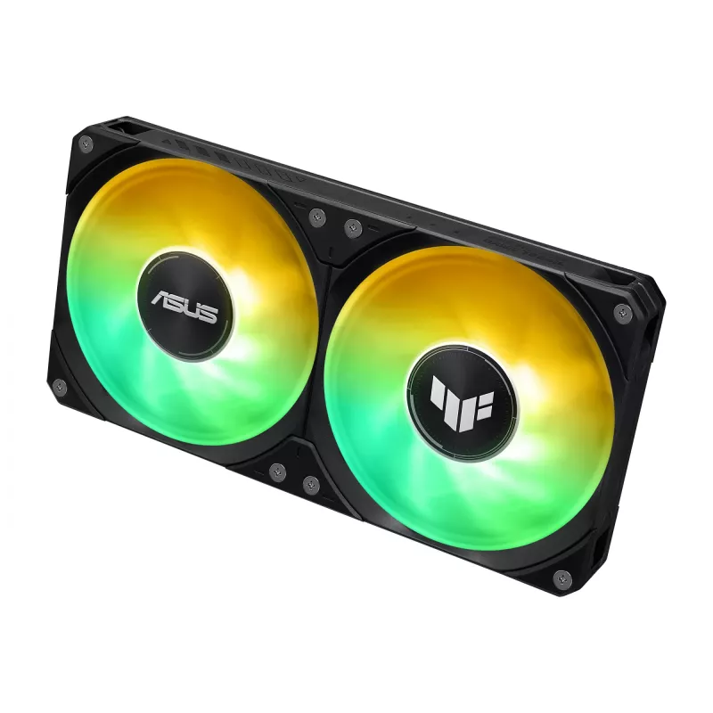 All-in-One-Flüssigkeitskühler ASUS TUF GAMING LC III 240 ARGB — 240-mm-Radiator, 2 x 120-mm-ARGB-Lüfter, Sockel AM5-Unterstützung, Schwarz