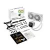 All-in-One-Flüssigkeitskühler ASUS TUF GAMING LC III 240 ARGB WHT – 240-mm-Radiator, 2x 120-mm-Lüfter, PWM, weiß