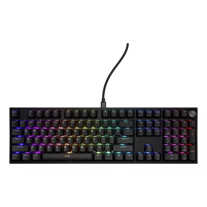 Mechanische Tastatur Genesis THOR 404 — Full-Size 100 % USB QWERTY Englisch, schwarz, RGB
