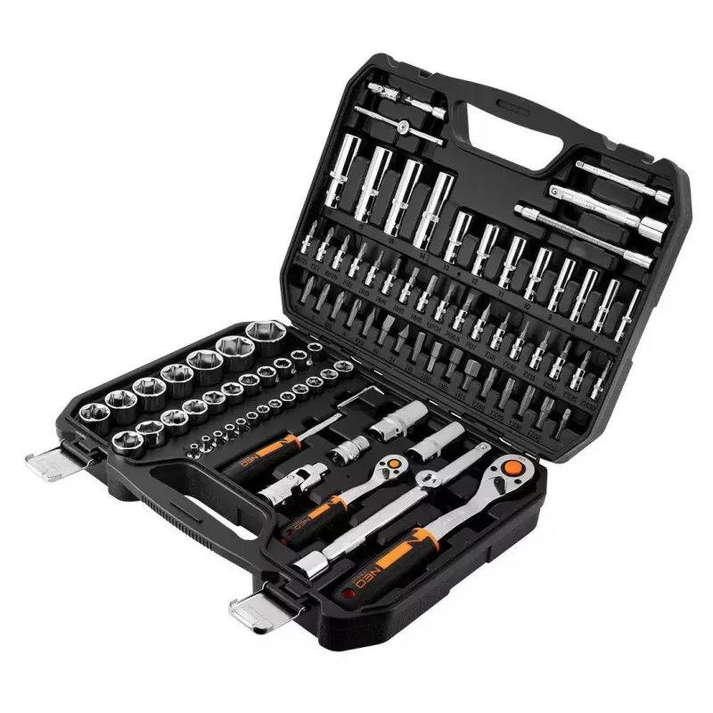 Steckschlüsselsatz NEO Tools 10-062, 1/2 Zoll Antrieb, 10-teilig