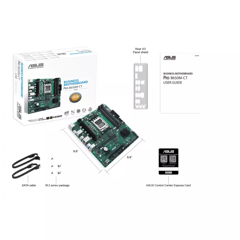 Motherboard ASUS PRO B650M-CT-CSM AMD B650 Socket AM5 micro ATX