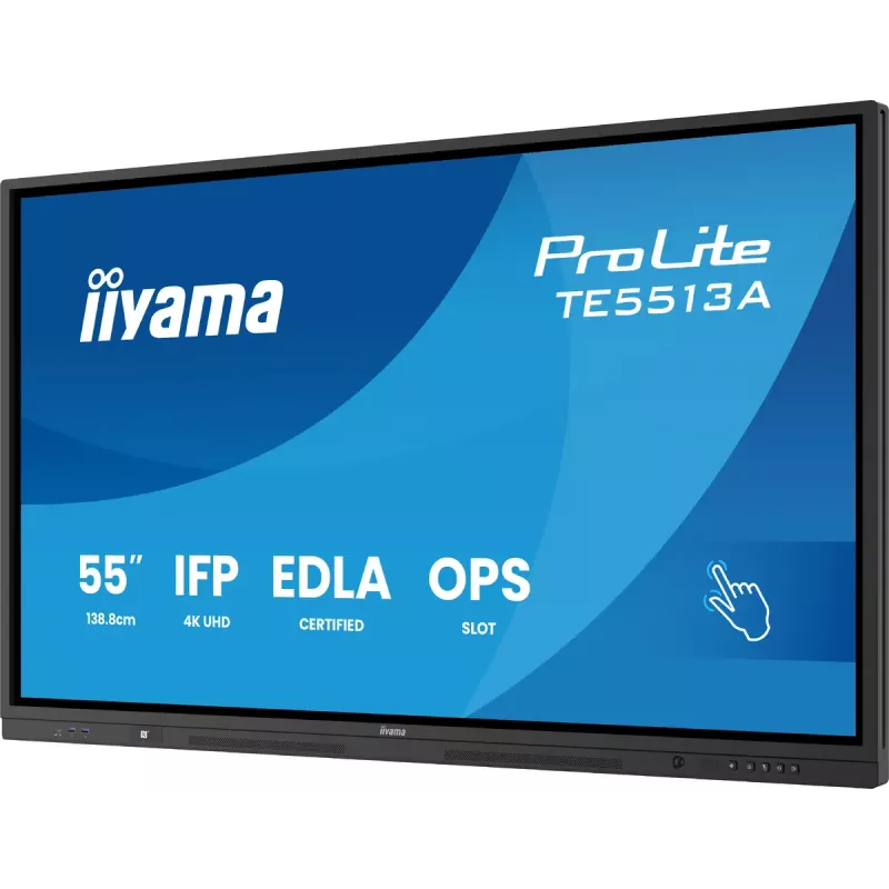Monitor iiyama 55 Zoll TE5513A-B1AG 54,6 Zoll Interaktives Flachdisplay 4K Ultra HD 3840 x 2160