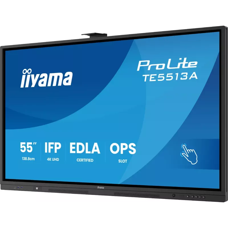 Monitor iiyama 55 Zoll TE5513A-B1AG 54,6 Zoll Interaktives Flachdisplay 4K Ultra HD 3840 x 2160