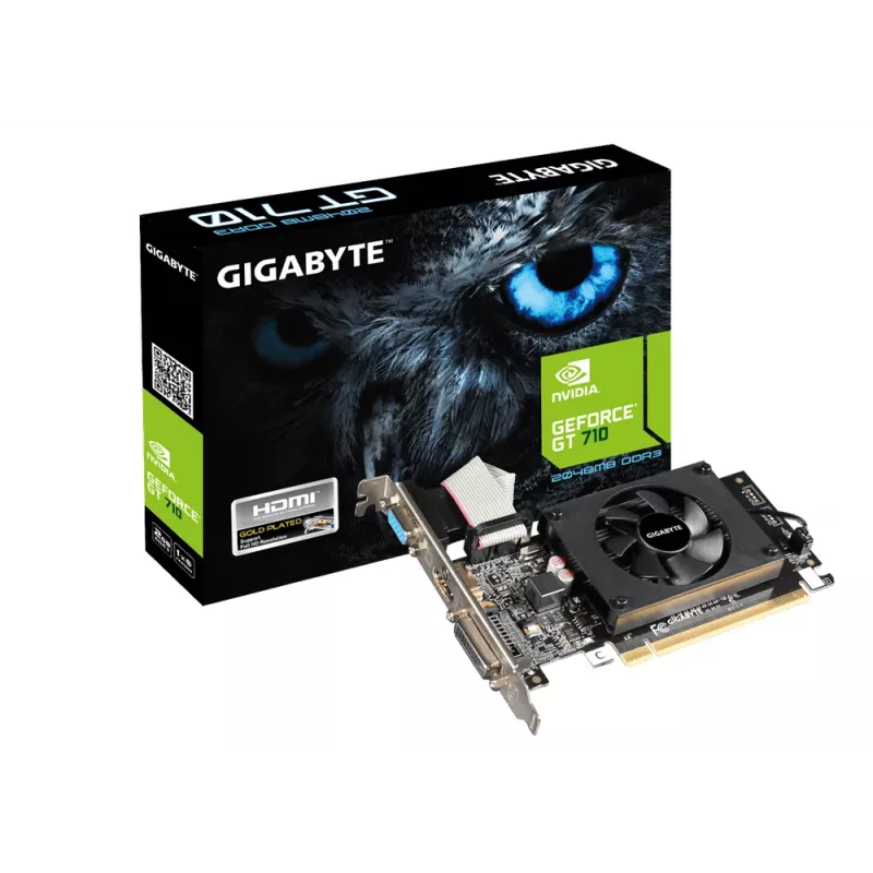 GIGABYTE GV-N710D3-2GL Grafikkarte NVIDIA GeForce GT 710 2 GB GDDR3