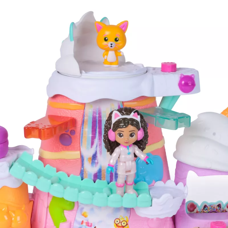 Spielset Spin Master Gabby's Dollhouse: The Movie – Gabbys Süßer-Leckereien-Berg, 12-teiliges Set mit Figuren und Zubehör, ab 3 Jahren