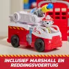 PAW Patrol Fire Rescue Command Center mit Marshall-Figur, Rettungsfeuerwehrauto, Lichter, Werfer & Soundeffekte, Kinderspielzeug für Jungen und Mädchen ab 3 Jahren