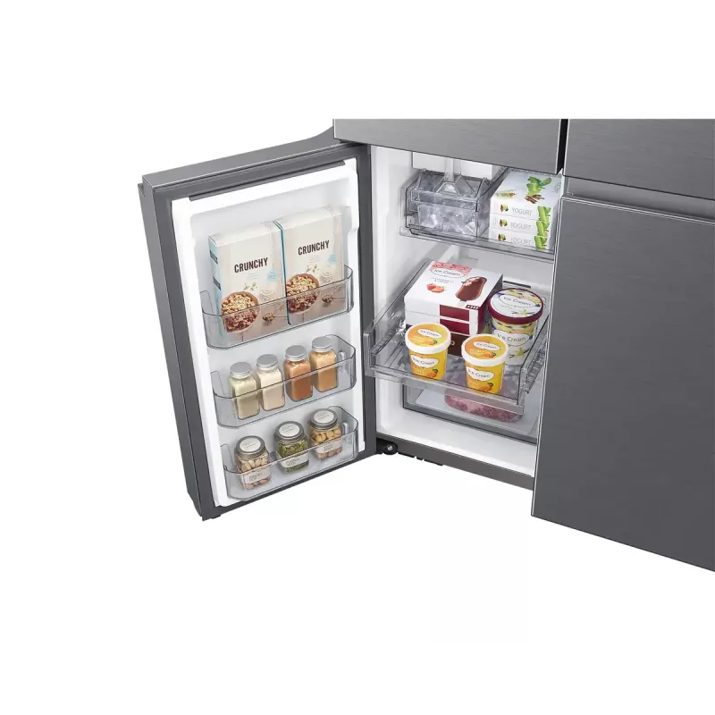 Side-by-Side-Kühlschrank Samsung RF59C701ES9 — French Door, 649 L Gesamt (390 L Kühlschrank / 269 L Gefrierschrank), Silber
