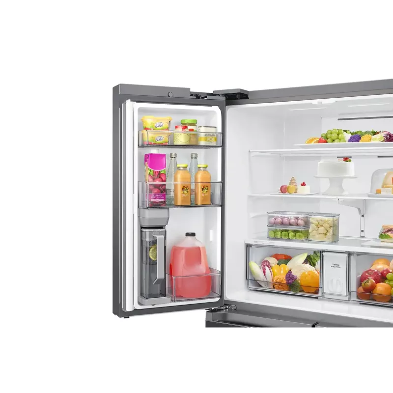 Side-by-Side-Kühlschrank Samsung RF59C701ES9 — French Door, 649 L Gesamt (390 L Kühlschrank / 269 L Gefrierschrank), Silber