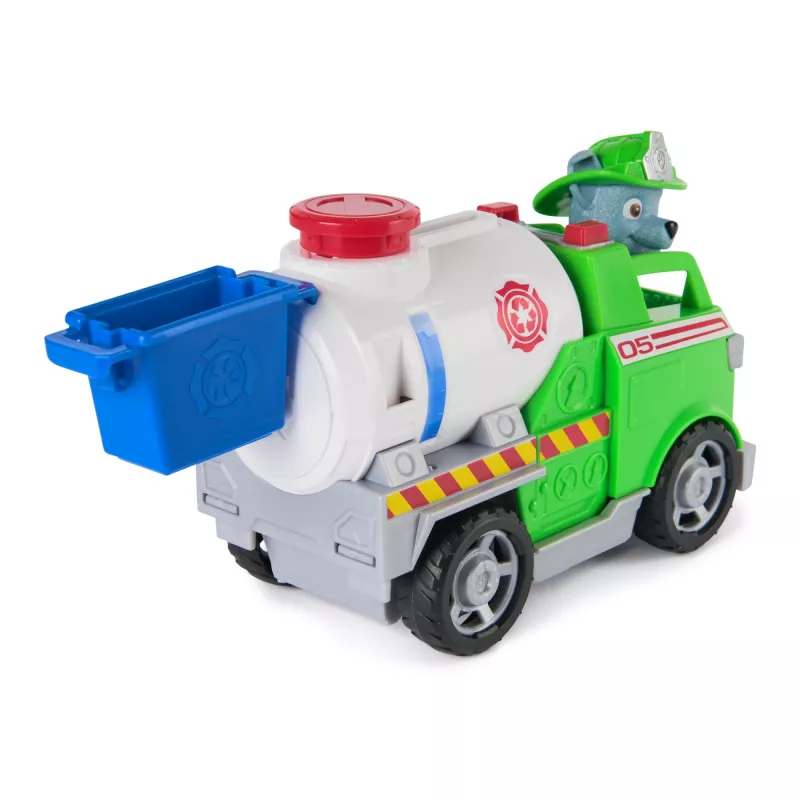 PAW Patrol Fire Rescue: Rocky Rescue Fire Tanker mit Actionfigur, Greifarm und Spielzeug-LKW, Spielzeug für Jungen & Mädchen ab 3 Jahren