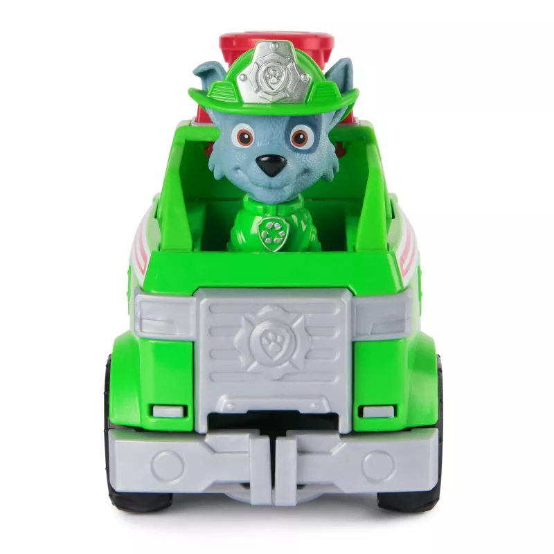 PAW Patrol Fire Rescue: Rocky Rescue Fire Tanker mit Actionfigur, Greifarm und Spielzeug-LKW, Spielzeug für Jungen & Mädchen ab 3 Jahren