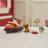 PAW Patrol Fire Rescue: Zuma Rettungs-Feuerwehrboot mit Actionfigur, abschießbarem Rettungsring, Waschbär & Spielzeugboot, Kinderspielzeug für Jungen & Mädchen ab 3 Jahren