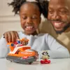 PAW Patrol Fire Rescue: Zuma Rettungs-Feuerwehrboot mit Actionfigur, abschießbarem Rettungsring, Waschbär & Spielzeugboot, Kinderspielzeug für Jungen & Mädchen ab 3 Jahren