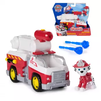 Feuerwehr-Spielzeugauto Spin Master Marshall Rescue Fire Engine mit Actionfigur, Projektilwerfer, Kunststoff, ab 3 Jahren