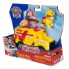 PAW Patrol Fire Rescue: Rubble Rescue Feuerwehr-Kipplaster mit Actionfigur, Projektilen und Spielzeug-LKW, Spielzeug für Jungen und Mädchen ab 3 Jahren