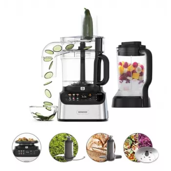 Kenwood MultiPro OneTouch Küchenmaschine 1000 W 3 L Schwarz, Edelstahl Integrierte Waage