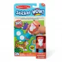 Melissa & Doug Sticker WOW! 24-seitiger Aktivitätsblock und Sticker-Stempel, 300 Sticker, Kunst- und Bastel-Fidget-Spielzeug Sammlerfigur – Tiger – FSC-zertifiziert