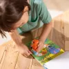 Melissa & Doug Sticker WOW! 24-seitiger Aktivitätsblock und Sticker-Stempel, 300 Sticker, Kunst- und Bastel-Fidget-Spielzeug Sammlerfigur – Tiger – FSC-zertifiziert