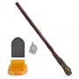 Wizarding World Harry Potter, 12 Zoll magischer Collector Ron Weasley Zauberstab, Ständer & Druckguss-Ikone, magische Artefakte, Accessoire für Kostüme