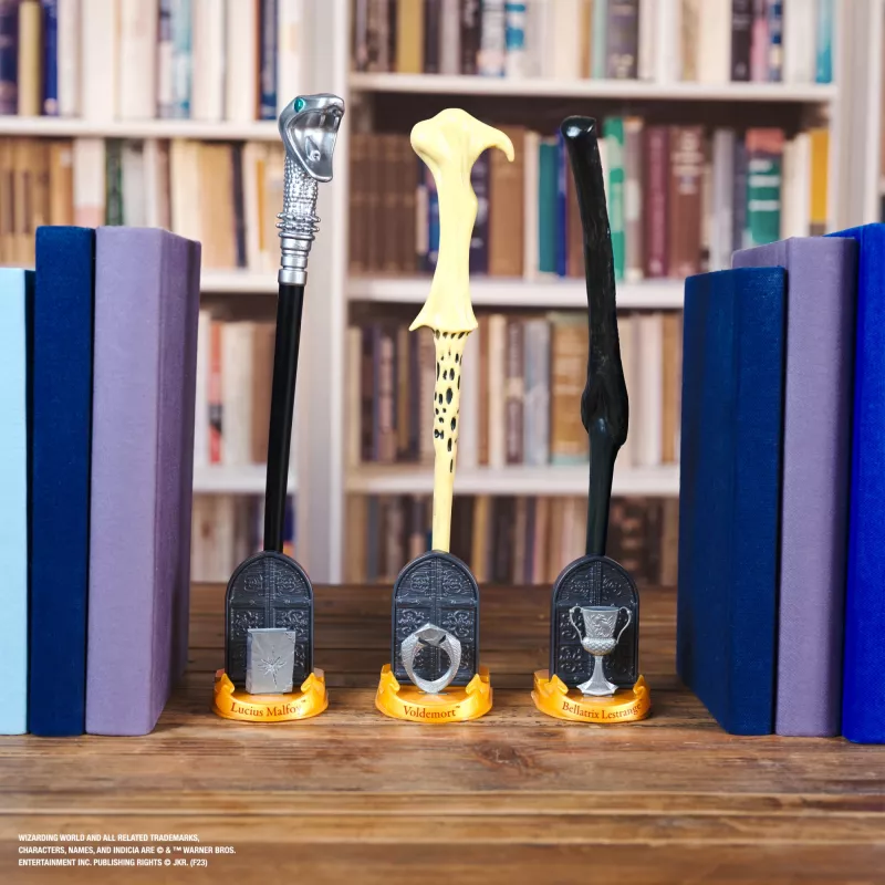 Wizarding World Harry Potter, 12 Zoll magischer Collector Ron Weasley Zauberstab, Ständer & Druckguss-Ikone, magische Artefakte, Accessoire für Kostüme