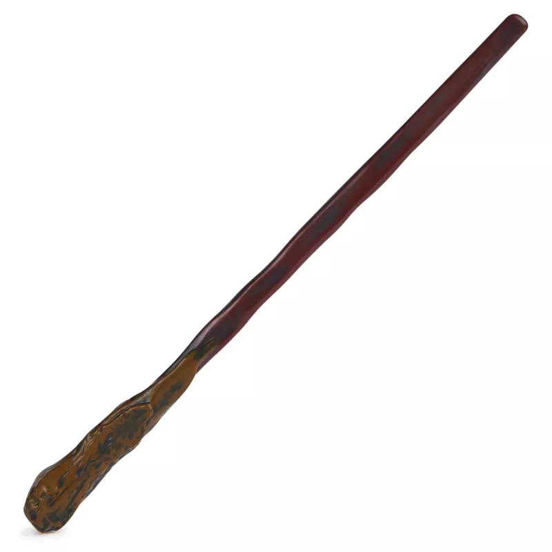 Wizarding World Harry Potter, 12 Zoll magischer Collector Ron Weasley Zauberstab, Ständer & Druckguss-Ikone, magische Artefakte, Accessoire für Kostüme