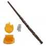 Wizarding World Harry Potter, 12-Zoll Magical Collector Hermione Granger Zauberstab mit Ständer & Druckguss-Icon, Magische Geschöpfe, Kostümzubehör