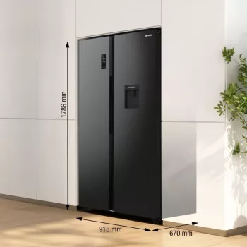 Gorenje NRR9185EABXLWD Side-by-Side Kühlschrank 547 L
