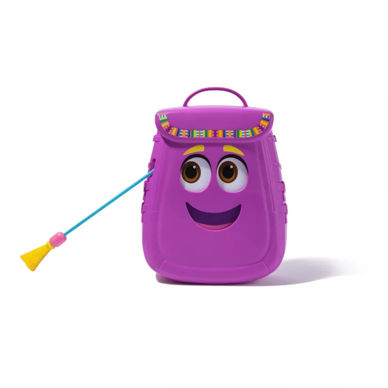 Spin Master Dora My Adventure Backpack mit ausziehbare Karte, Spielzeugfernglas und Kompass – Mehrfarbig, ab 3 Jahren