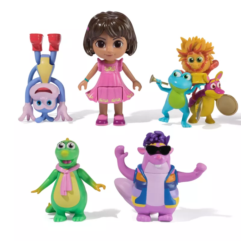 Dora, Fantastic Friends Geschenkpaket mit Dora, Boots, Tico, Isa und dem Fiesta Trio, Spielfiguren, Kinderspielzeug für Mädchen & Jungen ab 3 Jahren