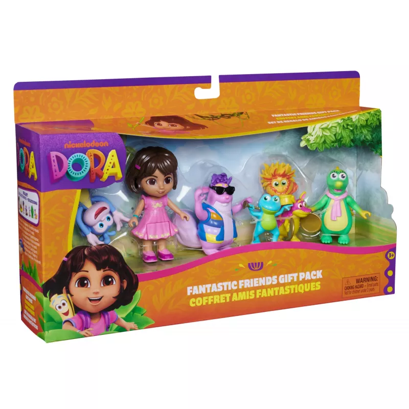 Dora, Fantastic Friends Geschenkpaket mit Dora, Boots, Tico, Isa und dem Fiesta Trio, Spielfiguren, Kinderspielzeug für Mädchen & Jungen ab 3 Jahren