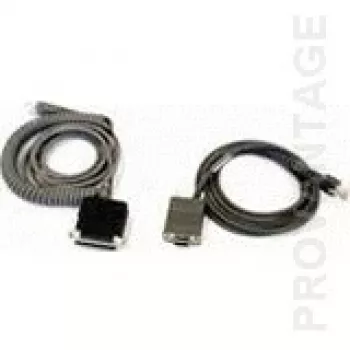 DATALOGIC Kabel Cab-362 RS232 9-polig Buchse Anschluss Spiralkabel