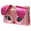 Purse Pets, Keepin’ It Clutch Dazzling Diva Welpen-Spielzeug und Handgelenktasche mit aufleuchtenden Regenbogenaugen, Spielzeug für Mädchen ab 4 Jahren