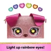 Purse Pets, Keepin’ It Clutch Dazzling Diva Welpen-Spielzeug und Handgelenktasche mit aufleuchtenden Regenbogenaugen, Spielzeug für Mädchen ab 4 Jahren