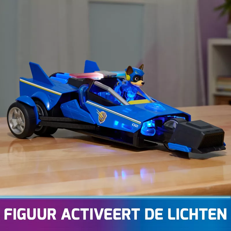 Polizeiauto PAW Patrol Chase’s Mighty Transforming Cruiser mit Lichtern und Geräuschen
