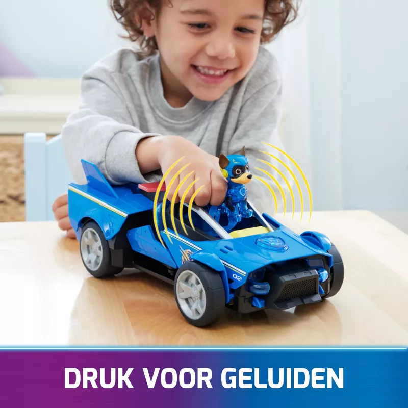 Polizeiauto PAW Patrol Chase’s Mighty Transforming Cruiser mit Lichtern und Geräuschen