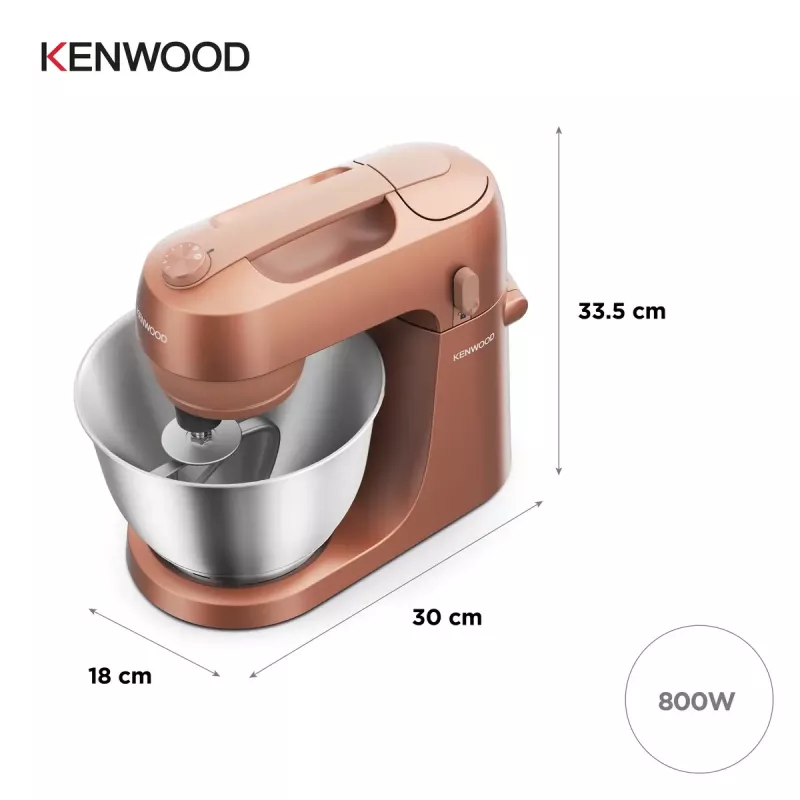 Kenwood Go KZM35.000RD Küchenmaschine, Clay Red, 800 W