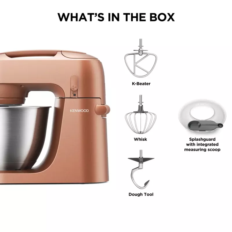 Kenwood Go KZM35.000RD Küchenmaschine, Clay Red, 800 W