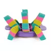 Kinetic Sand, Ultimate Sandisfying Set mit 2lbs Spielsand (Pink, Gelb & Türkis), 10 Werkzeuge & Formen, Sensorik-Spielzeug für Kinder ab 7 Jahren