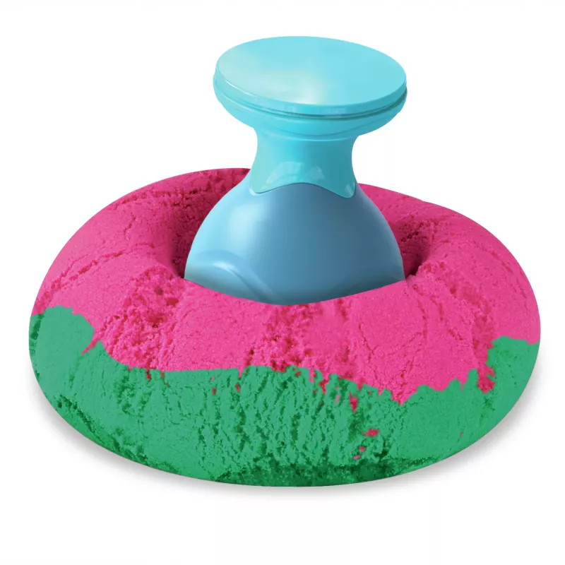 Kinetic Sand, Ultimate Sandisfying Set mit 2lbs Spielsand (Pink, Gelb & Türkis), 10 Werkzeuge & Formen, Sensorik-Spielzeug für Kinder ab 7 Jahren