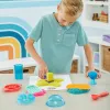 Kinetic Sand, Ultimate Sandisfying Set mit 2lbs Spielsand (Pink, Gelb & Türkis), 10 Werkzeuge & Formen, Sensorik-Spielzeug für Kinder ab 7 Jahren